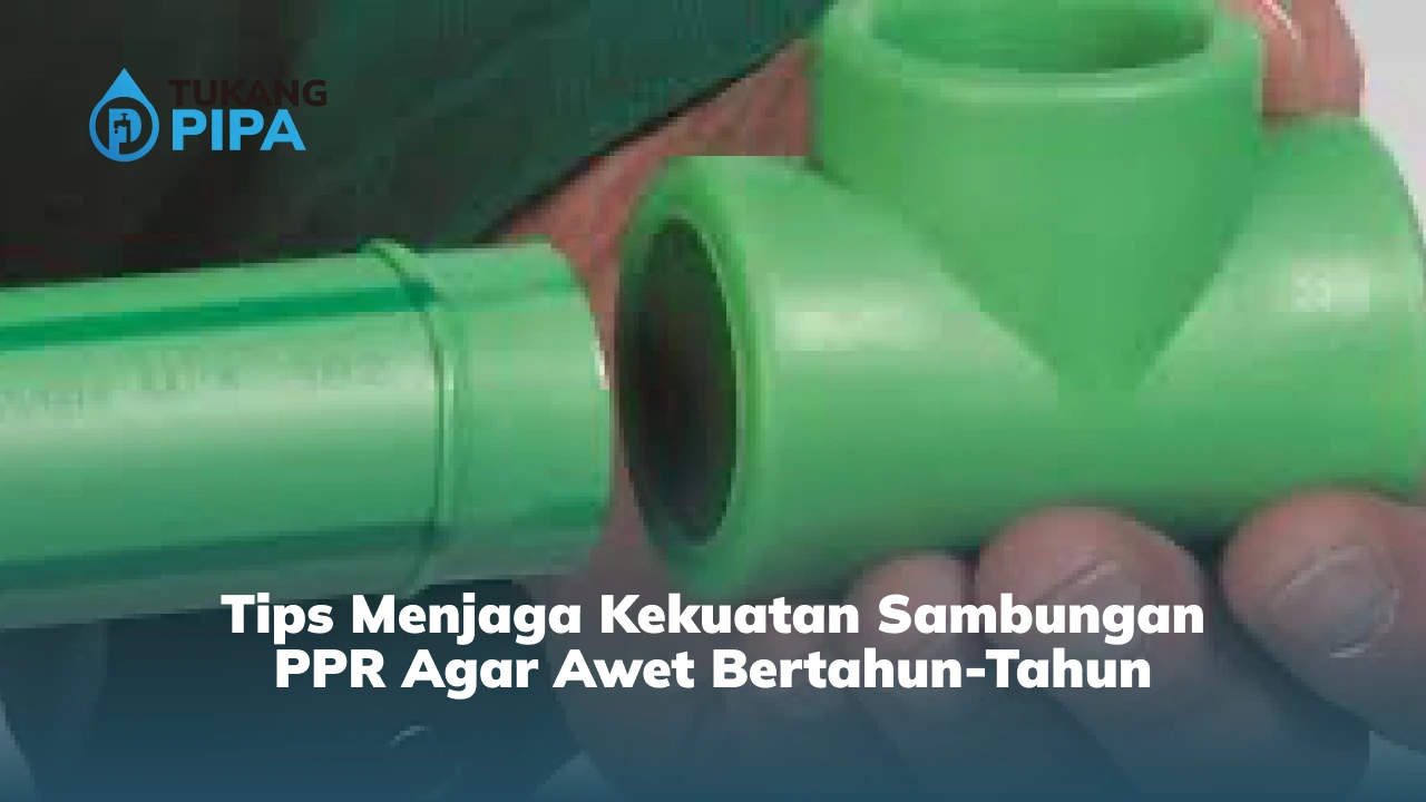 Tips Menjaga Kekuatan Sambungan PPR Agar Awet Bertahun-Tahun