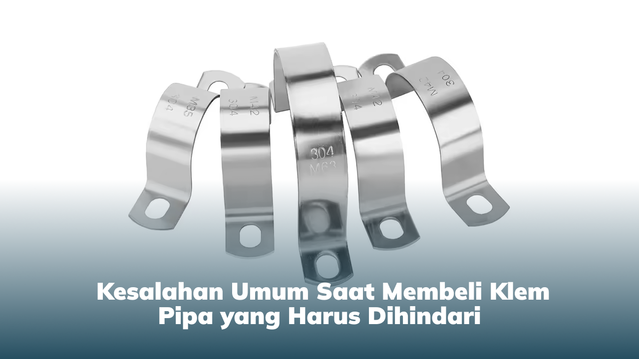 Kesalahan Umum Saat Membeli Klem Pipa yang Harus Dihindari