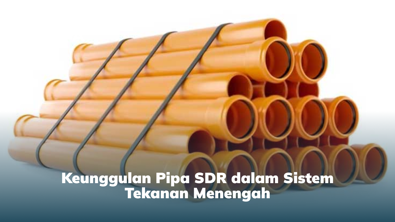 Keunggulan Pipa SDR dalam Sistem Tekanan Menengah