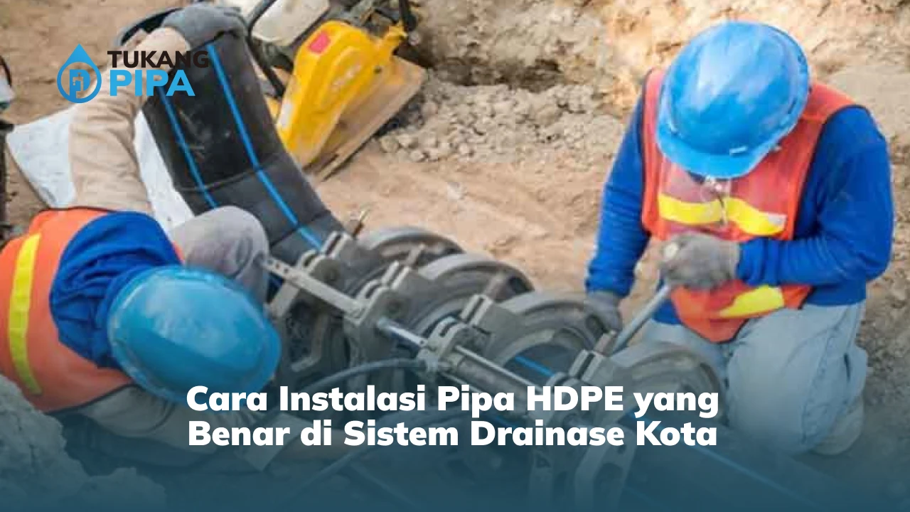2. Cara Instalasi Pipa HDPE yang Benar di Sistem Drainase Kota