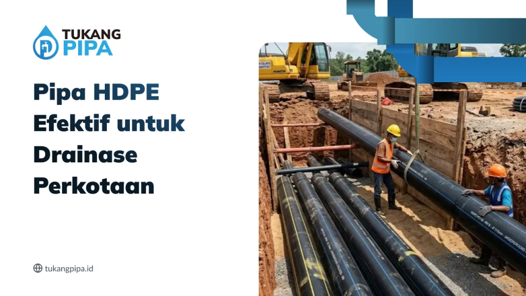 Pipa HDPE Efektif untuk Drainase Perkotaan