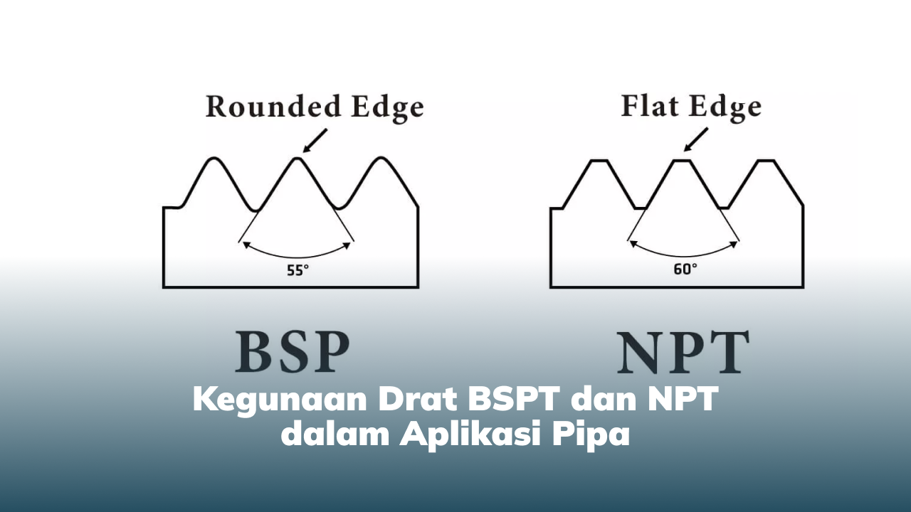 3. Kegunaan Drat BSPT dan NPT dalam Aplikasi Pipa