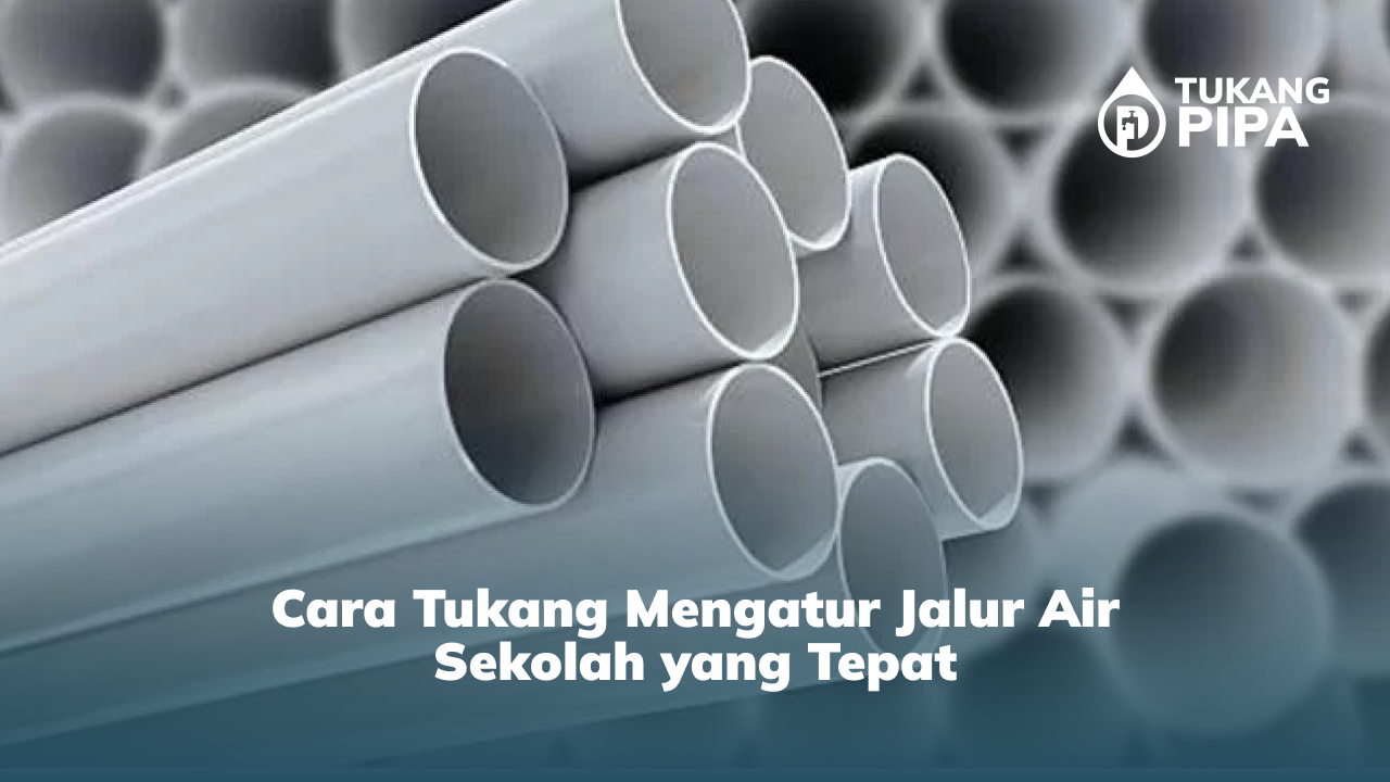 Cara Tukang Mengatur Jalur Air Sekolah yang Tepat
