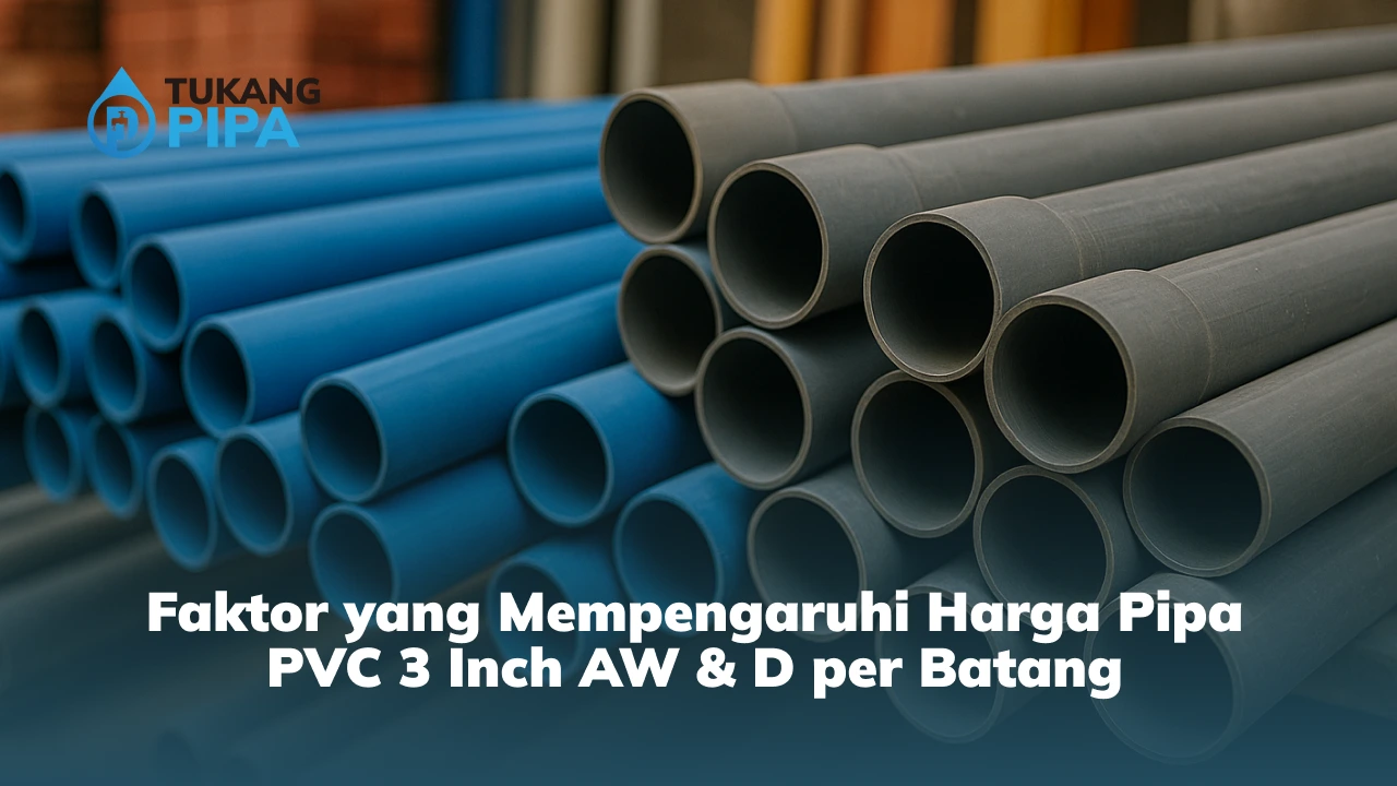 Faktor yang Mempengaruhi Harga Pipa PVC 3 Inch AW & D per Batang