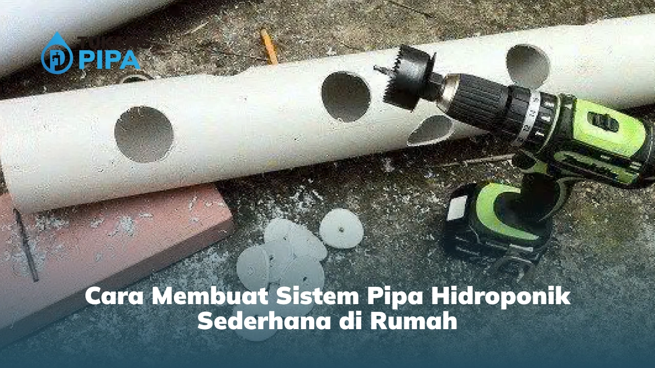 Cara Membuat Sistem Pipa Hidroponik Sederhana di Rumah