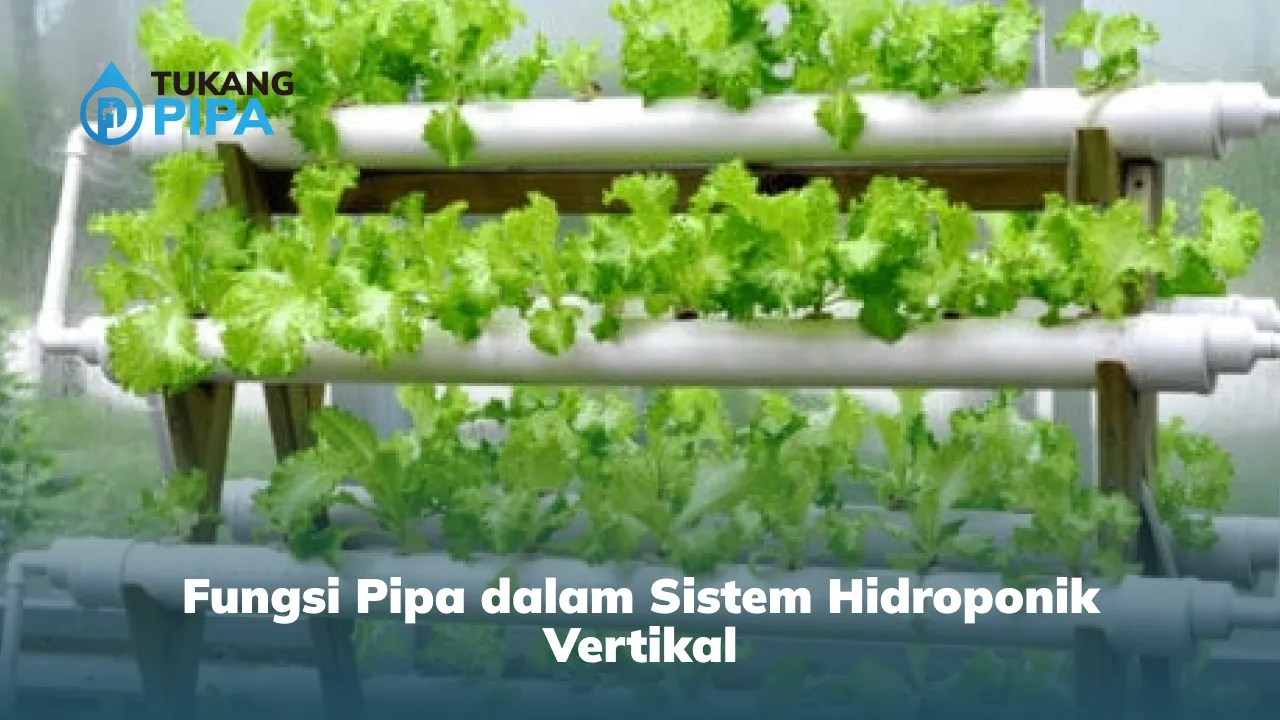 Fungsi Pipa dalam Sistem Hidroponik Vertikal
