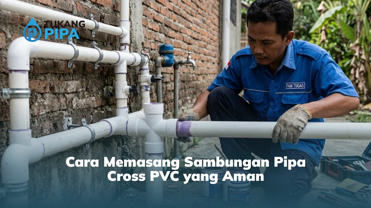 Cara Memasang Sambungan Pipa Cross PVC yang Aman