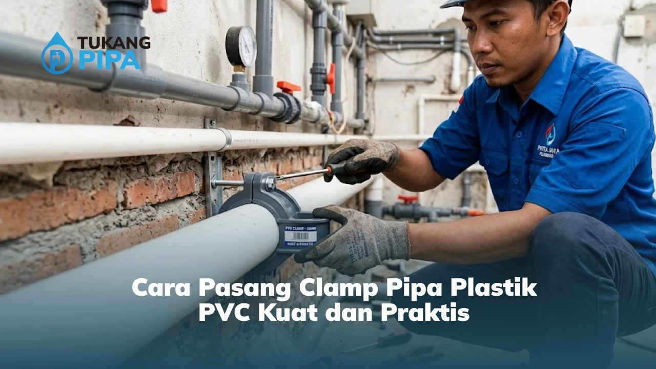 Cara Pasang Clamp Pipa Plastik PVC Kuat dan Praktis