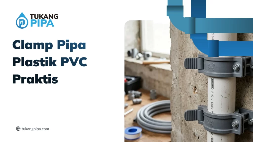 Clamp Pipa Plastik PVC Praktis