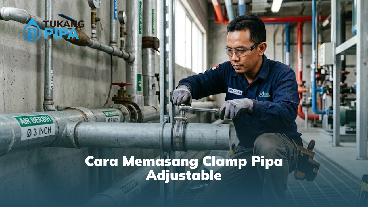 Cara Memasang Clamp Pipa Adjustable