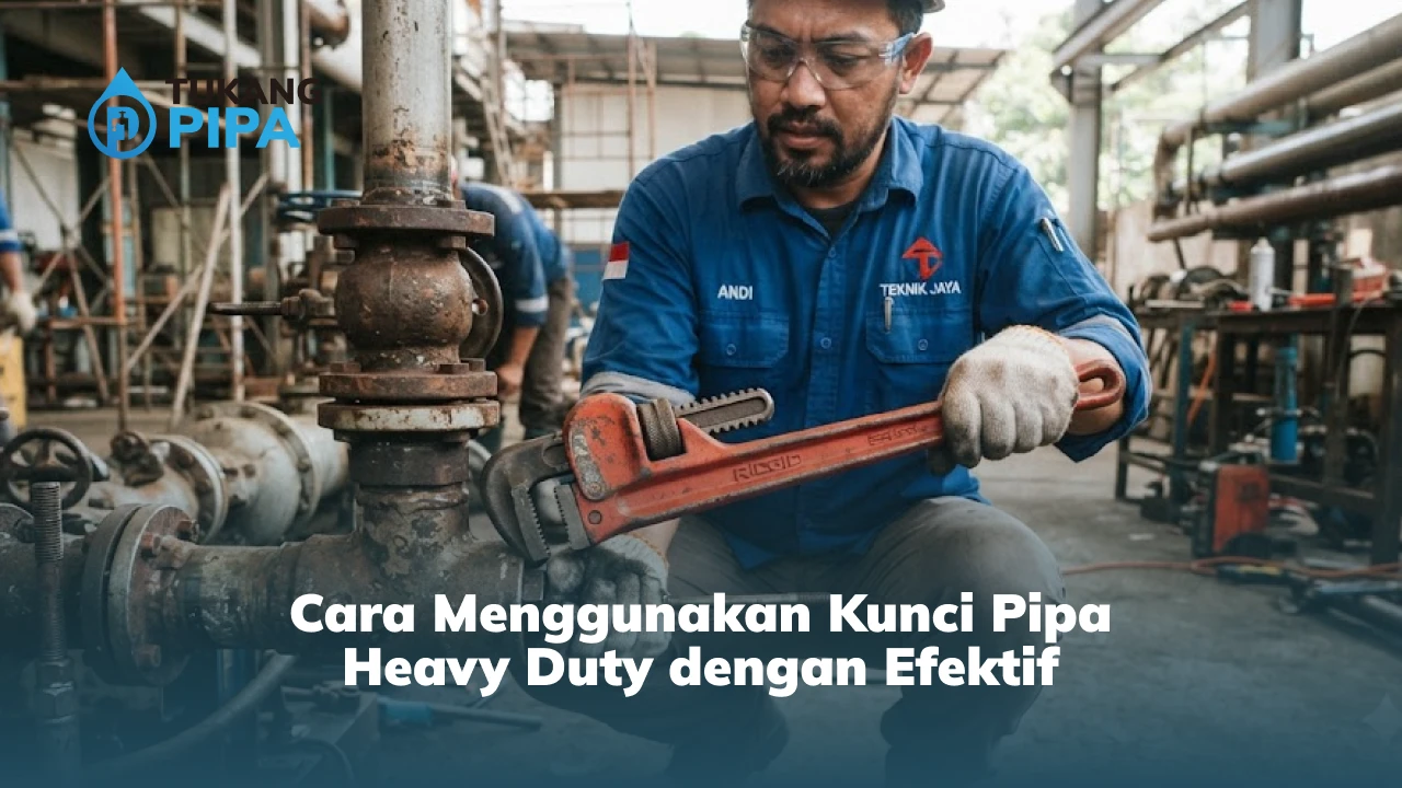 Cara Menggunakan Kunci Pipa Heavy Duty dengan Efektif