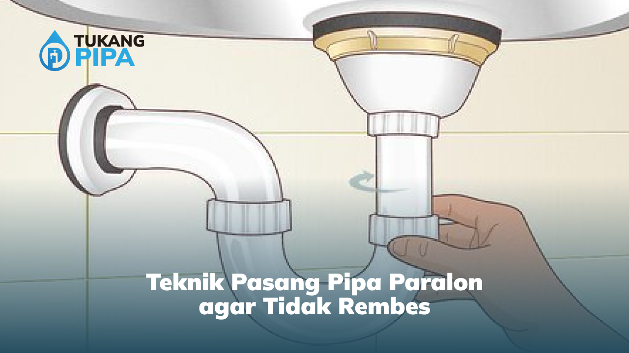 Teknik Pasang Pipa Paralon agar Tidak Rembes