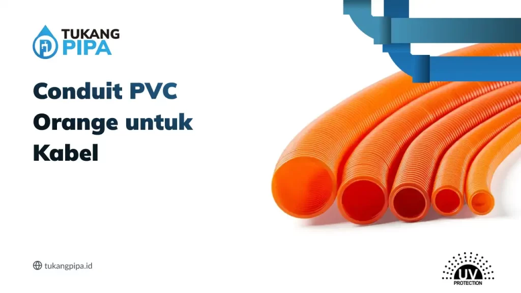 Conduit PVC Orange untuk Kabel