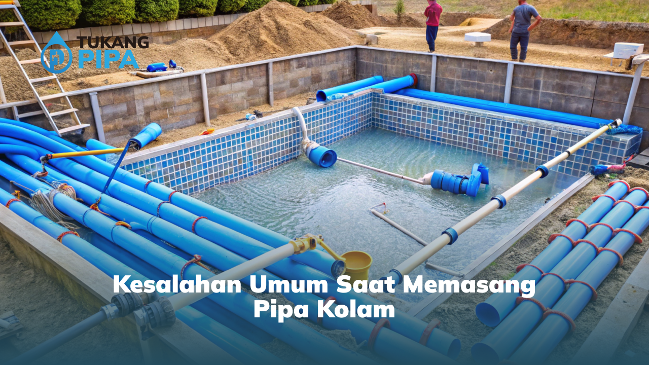 Kesalahan Umum Saat Memasang Pipa Kolam