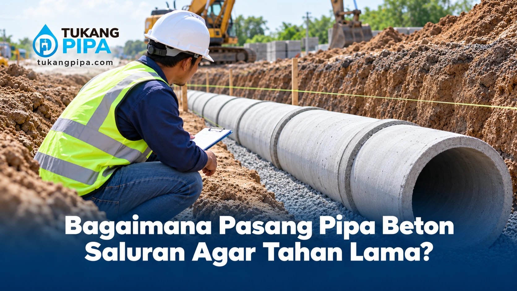 Bagaimana Pasang Pipa Beton Saluran Agar Tahan Lama?