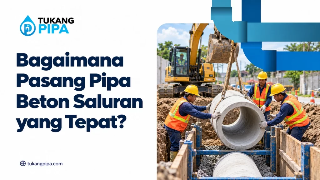 Bagaimana Pasang Pipa Beton Saluran yang Tepat?