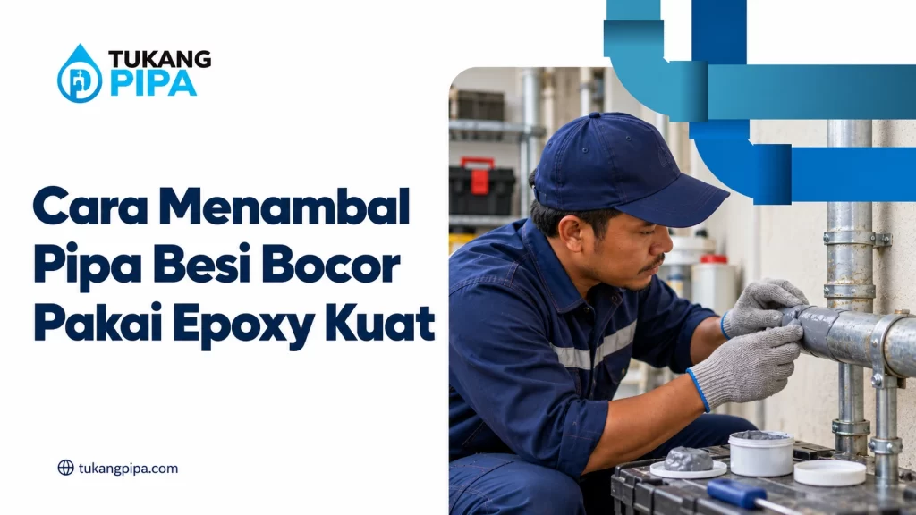Cara Menambal Pipa Besi Bocor Pakai Epoxy Kuat