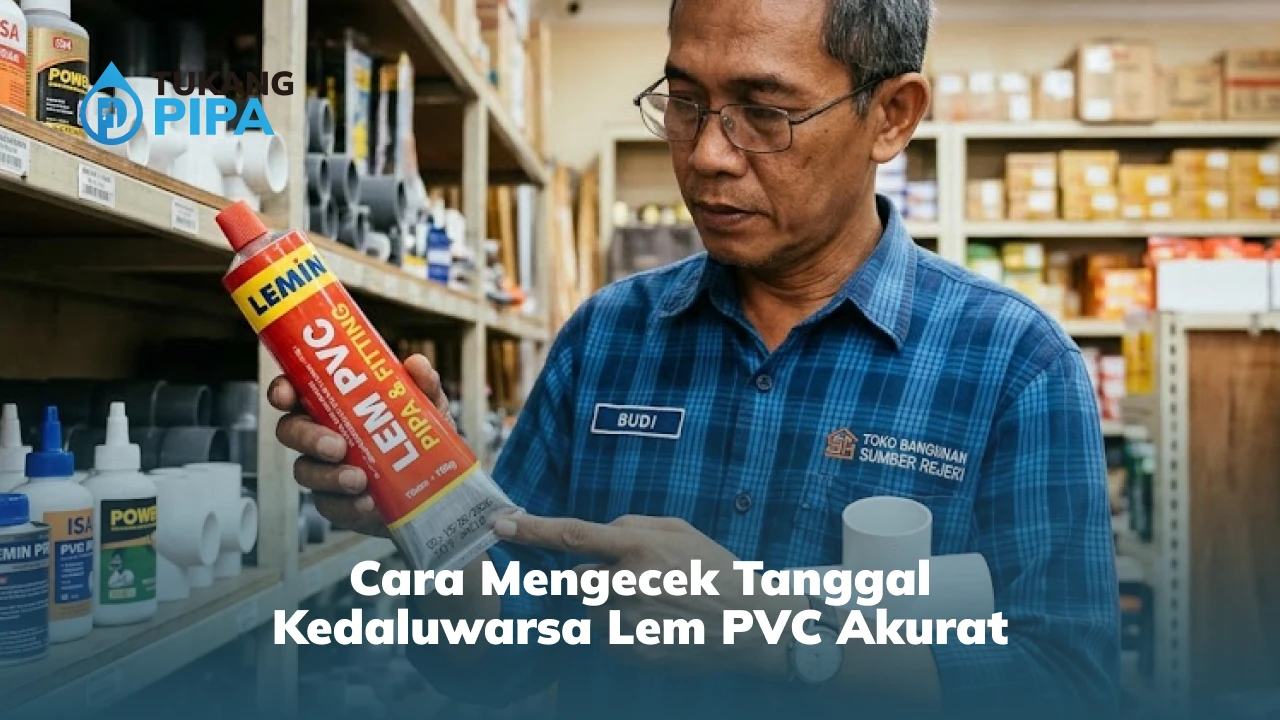 Cara Mengecek Tanggal Kedaluwarsa Lem PVC Akurat