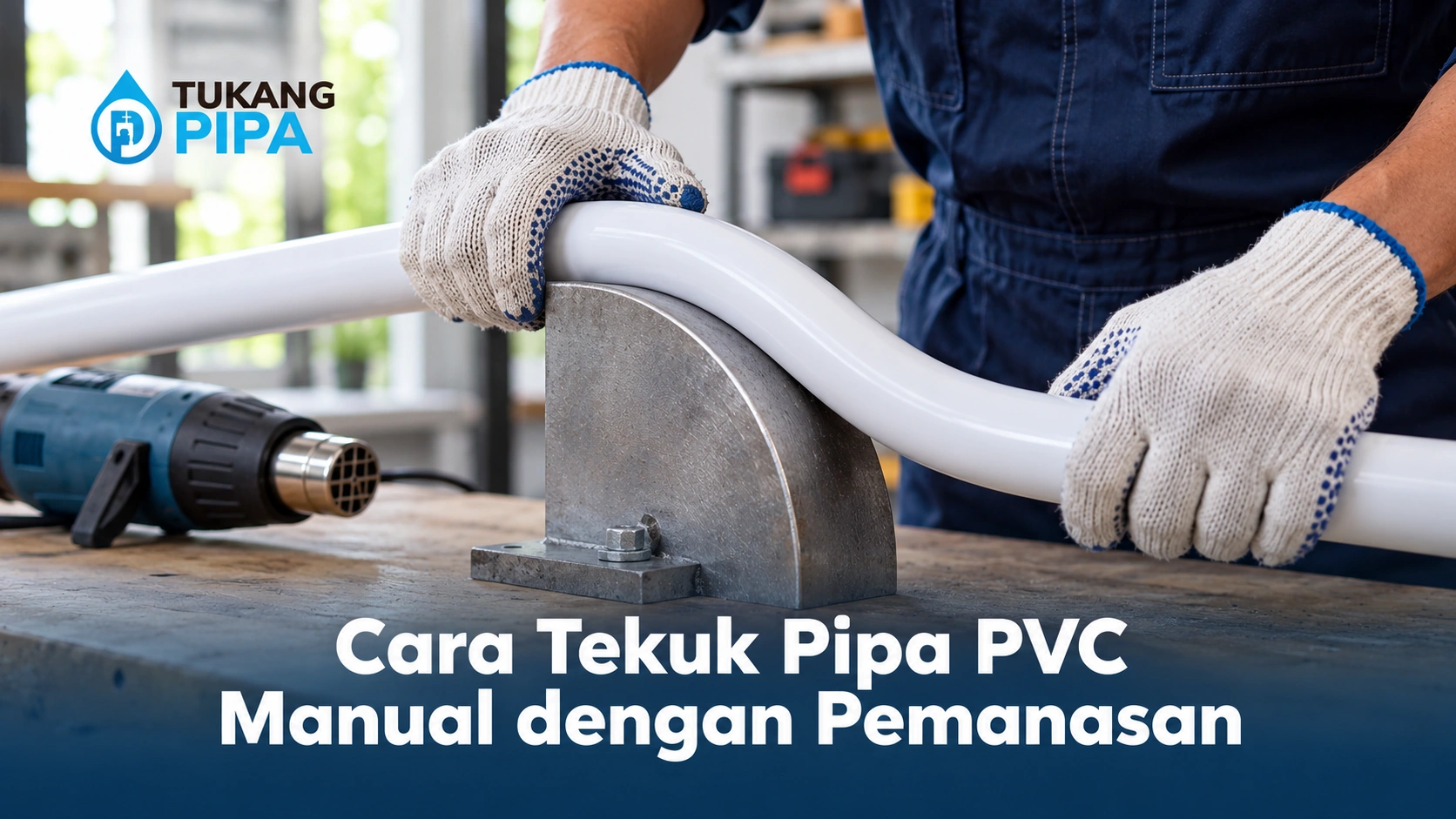 Cara Tekuk Pipa PVC Manual dengan Pemanasan