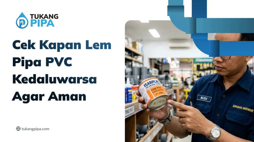 Cek Kapan Lem Pipa PVC Kedaluwarsa Agar Aman
