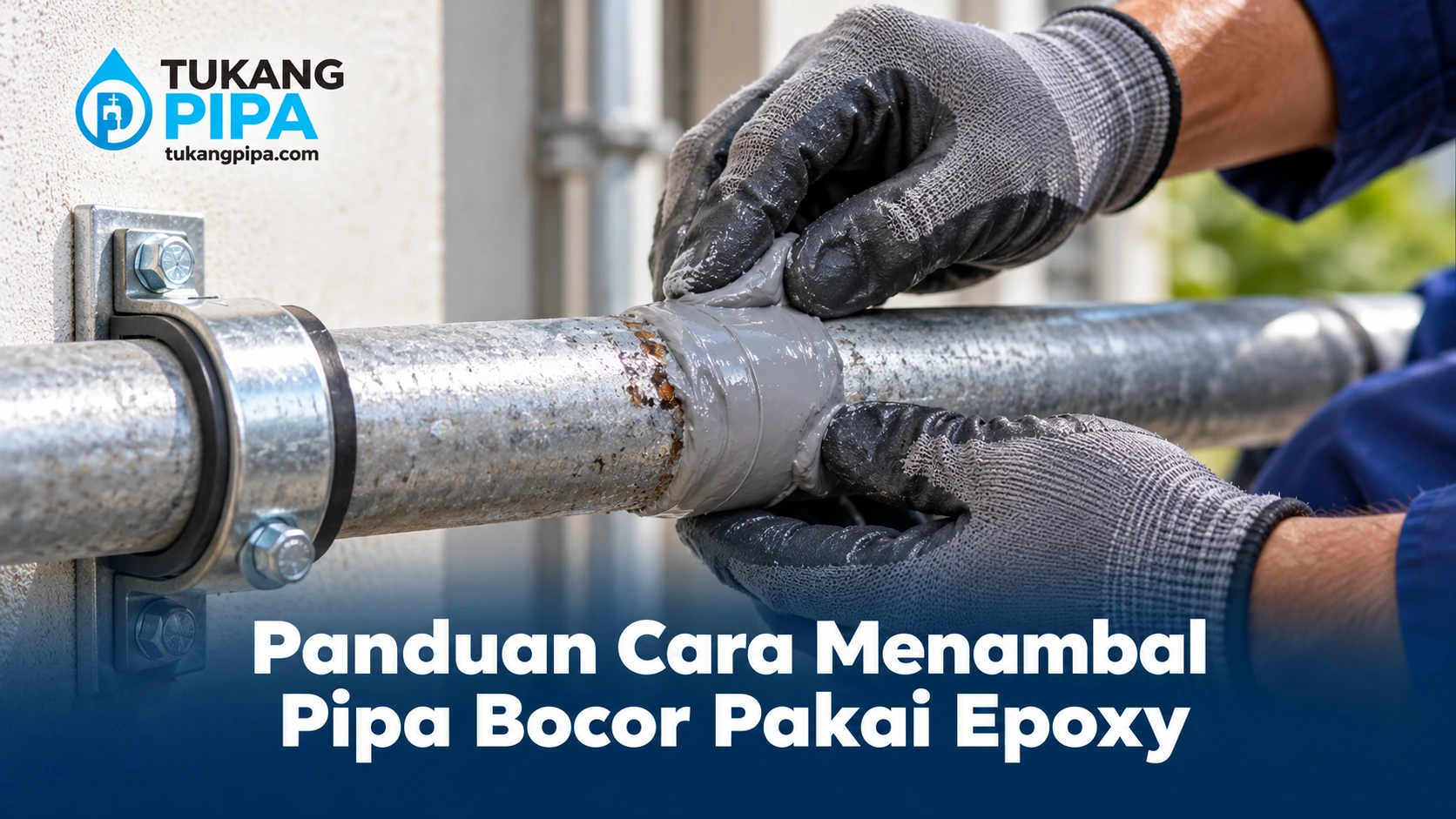 Panduan Cara Menambah Pipa Bocor Pakai Epoxy