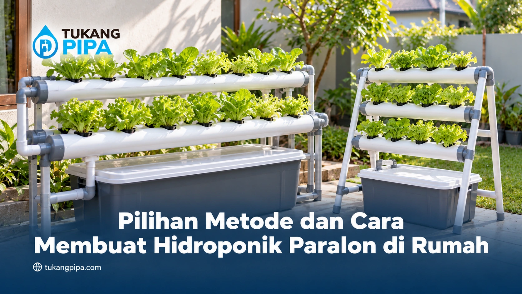 Pilihan Metode dan Cara Membuat Hidroponik Paralon di Rumah