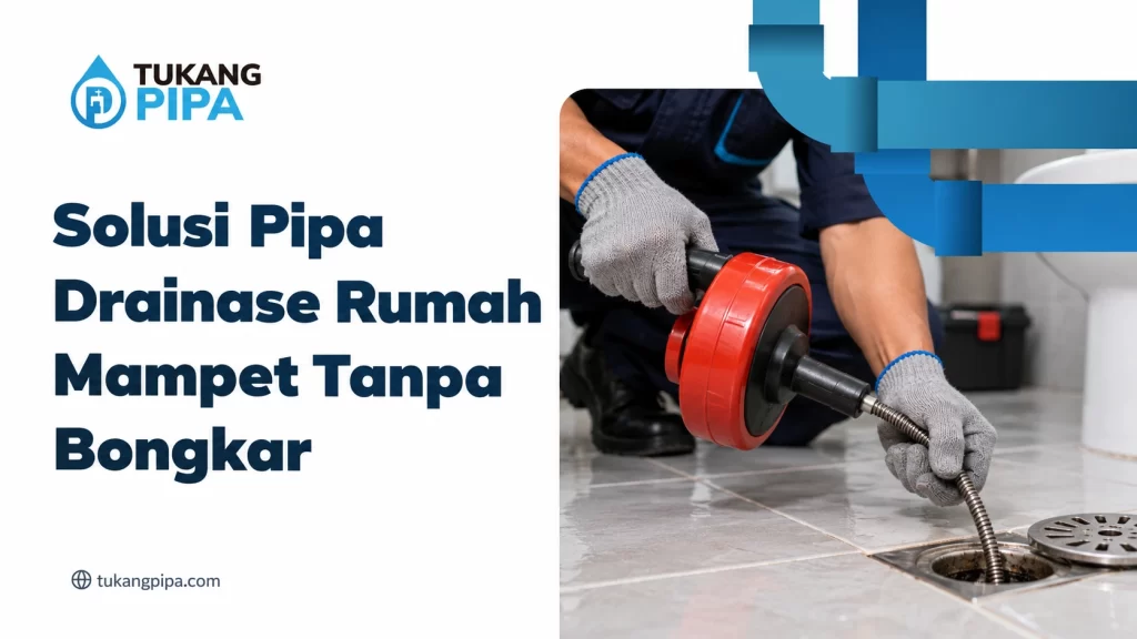 Solusi Pipa Drainase Rumah Mampet Tanpa Bongkar