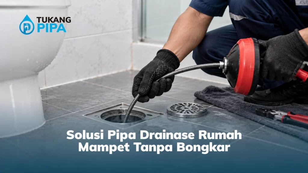 Solusi Pipa Drainase Rumah Mampet Tanpa Bongkar
