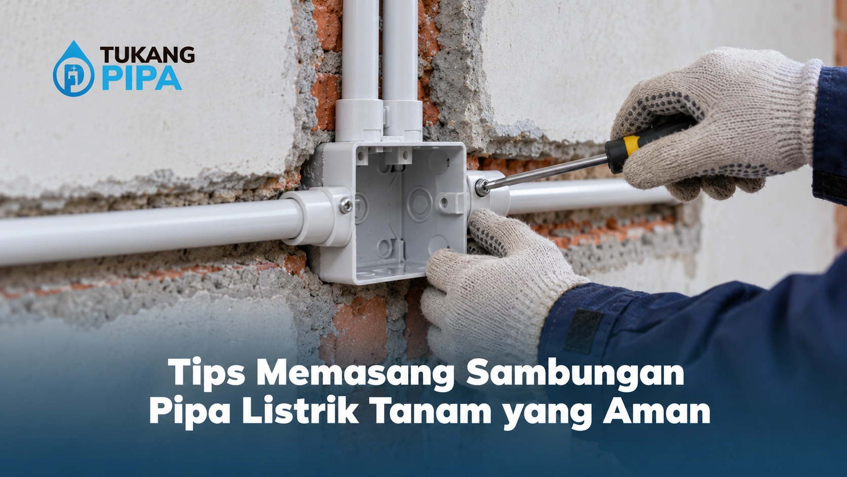 Tips Memasang Sambungan Pipa Listrik Tanam yang Aman